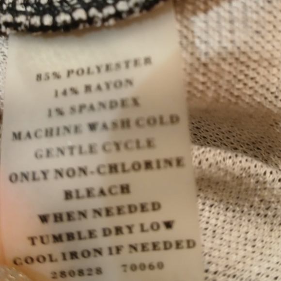 Ann Taylor animal print Ruched Black/White sheath dress Size 14 - Picture 5 of 5